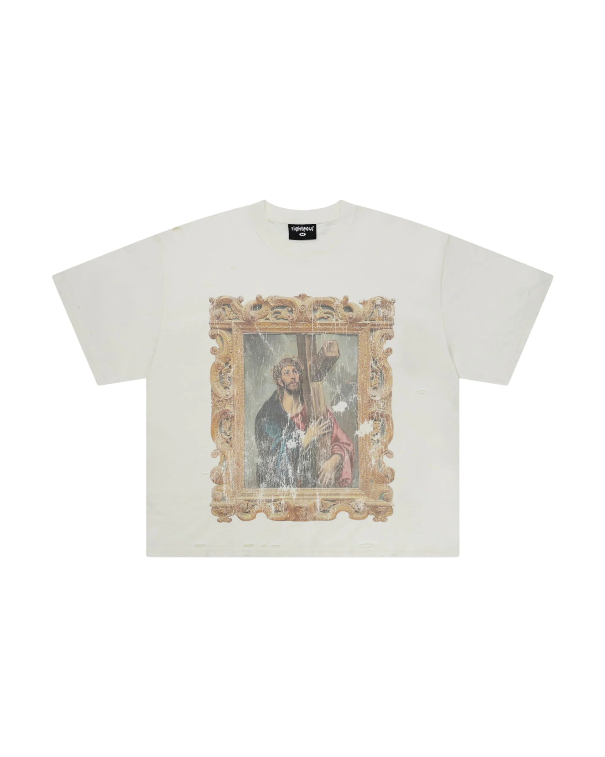 We Are Righteous Jesus Risen Tee Cream-Empxre Boutique