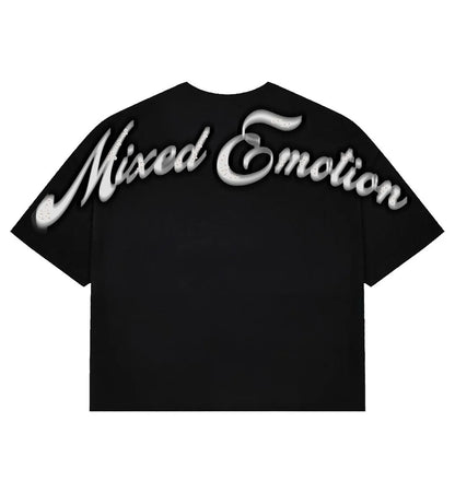 Mixed Emotions Black Pearl Cropped Tee