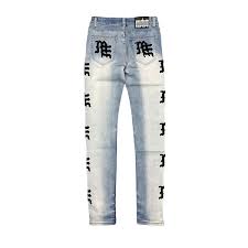 Mixed Emotion Monogram Denim Blue Wash