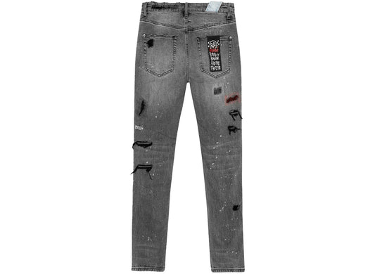 Ksubi x Juice WRLD 999 Chitch Jeans Thrashed Devil