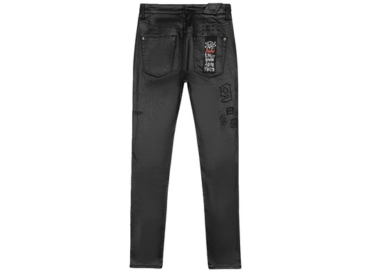 Ksubi x Juice WRLD 999 Chitch Jeans Black Wax