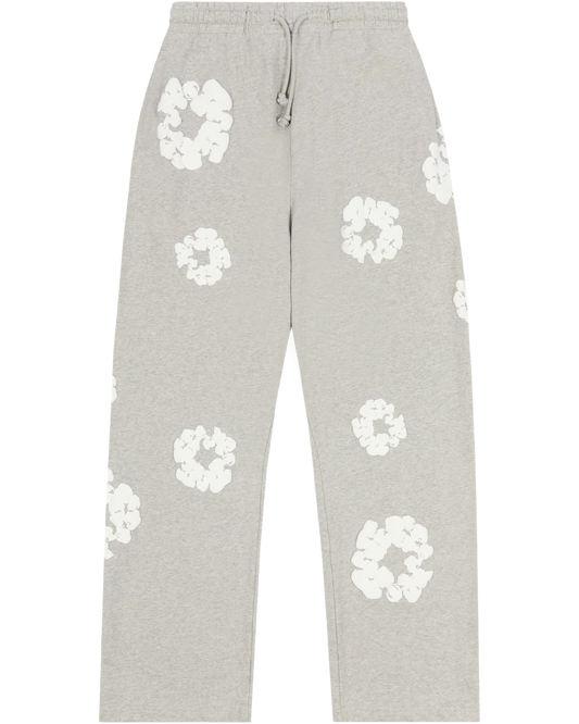 Denim Tears Cotton Wreath Baggy Sweatpants Grey