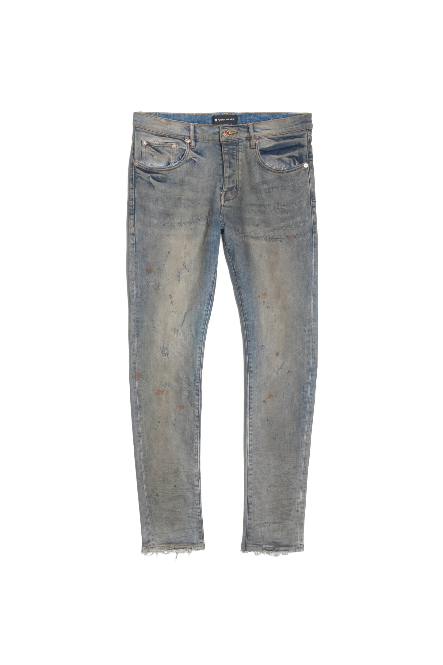 Purple Brand Indigo Oil Repair Jeans