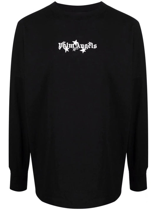 Palm Angels Shooting Stars Long Sleeve Tee FW21