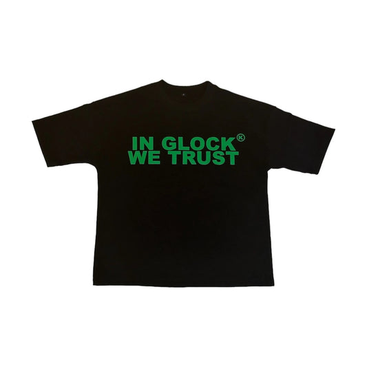 Kixkz Clothing In Glock We Trust Tee Black/Green-Empxre Boutique