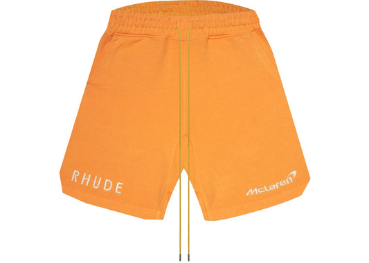 Rhude Terry Trackside McLaren Shorts Orange