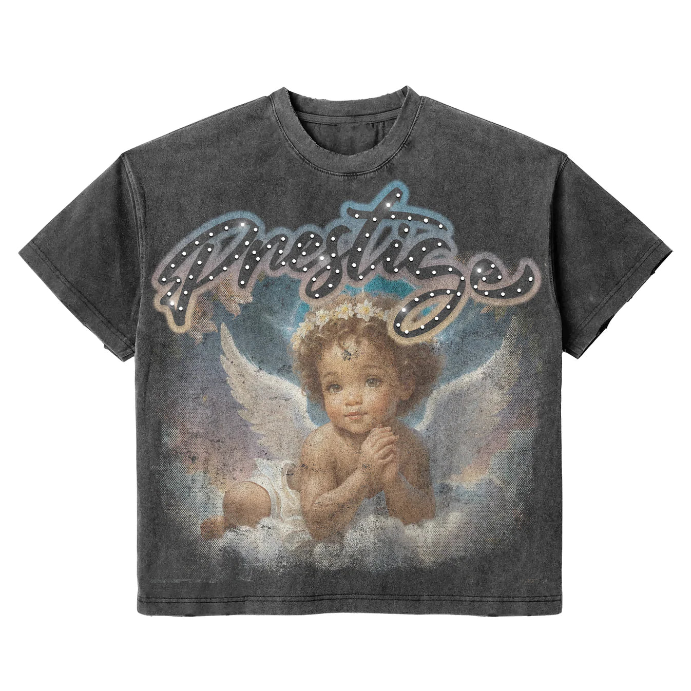 Prestige Angel Tee Black-Empxre Boutique