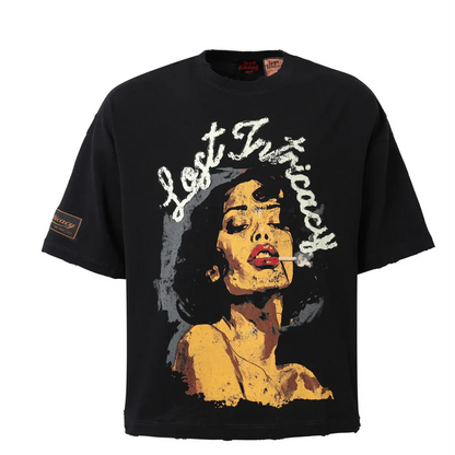 Lost Intricacy Up In Smoke Tee Black-Empxre Boutique