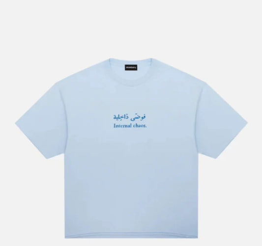 Strawberry Internal Chaos Ice Blue T Shirt