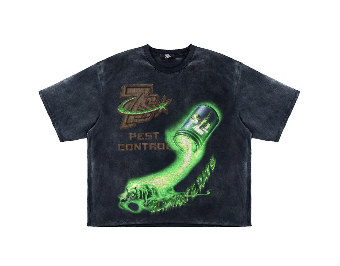 Triple Sevens Rat Poison Tee Black-Empxre Boutique