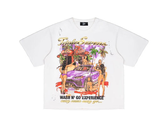 Triple Sevens	Wash & Go Tee White