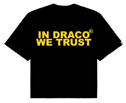 Kixkz Clothing In Draco We Trust Tee Black/Yellow
