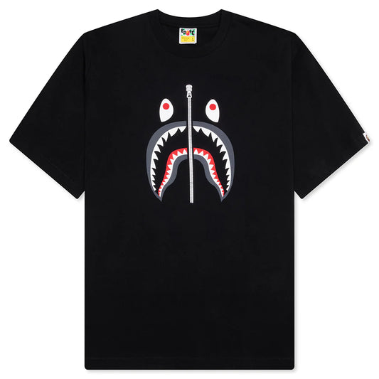 BAPE ABC Camo Shark Tee Black