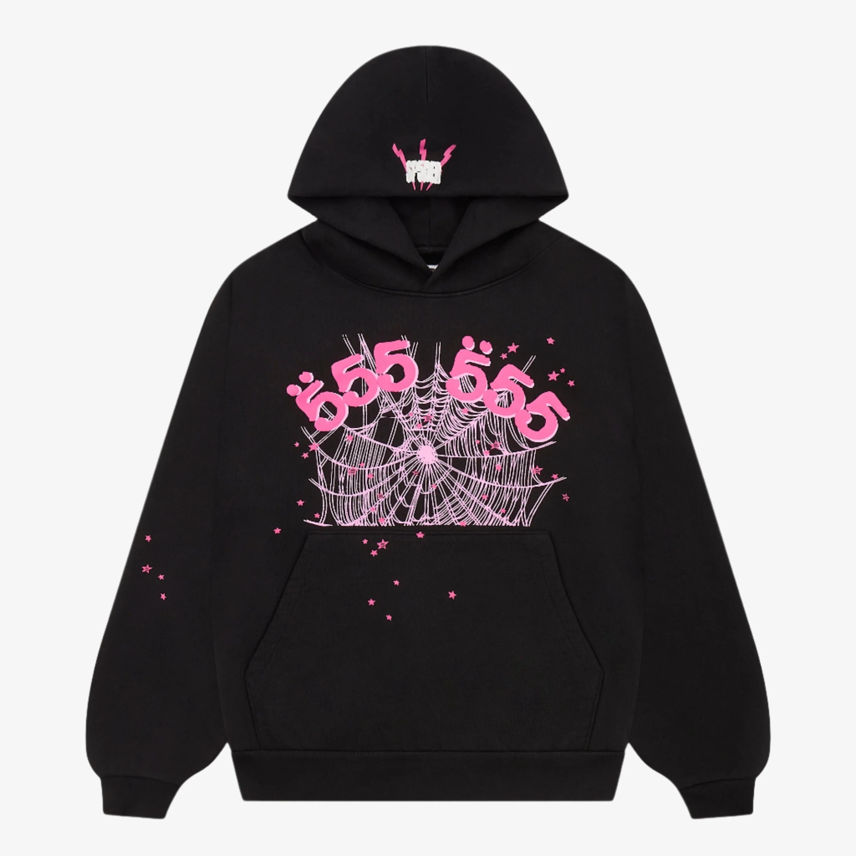 Sp5der Angel Number Hoodie Black-Empxre Boutique