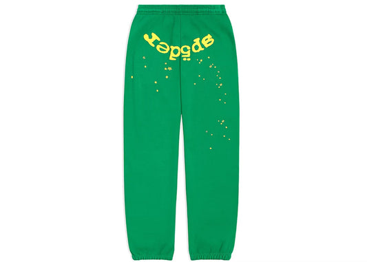 Sp5der Star OG Web v2 Sweatpants Green