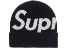 Supreme Big Logo Beanie FW25 Black