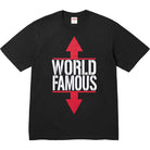 Supreme World Famous Tee Black