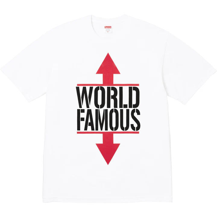 Supreme World Famous Tee White