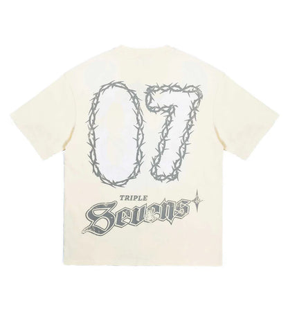 Triple Sevens NY Savior Tee Cream
