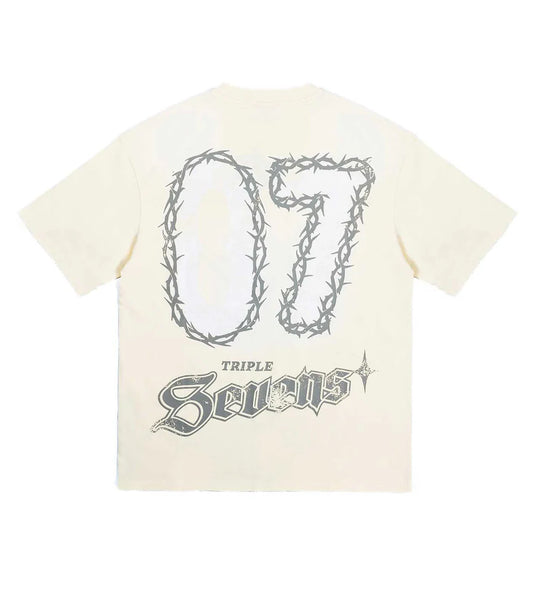 Triple Sevens NY Savior Tee Cream
