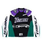 Triple Sevens x Sniper Gang 1800 Racing Jersey Green Purple-Empxre Boutique