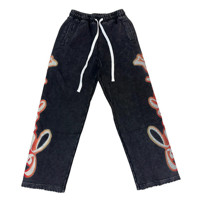 Prestige Angel Sweatpants Black Red