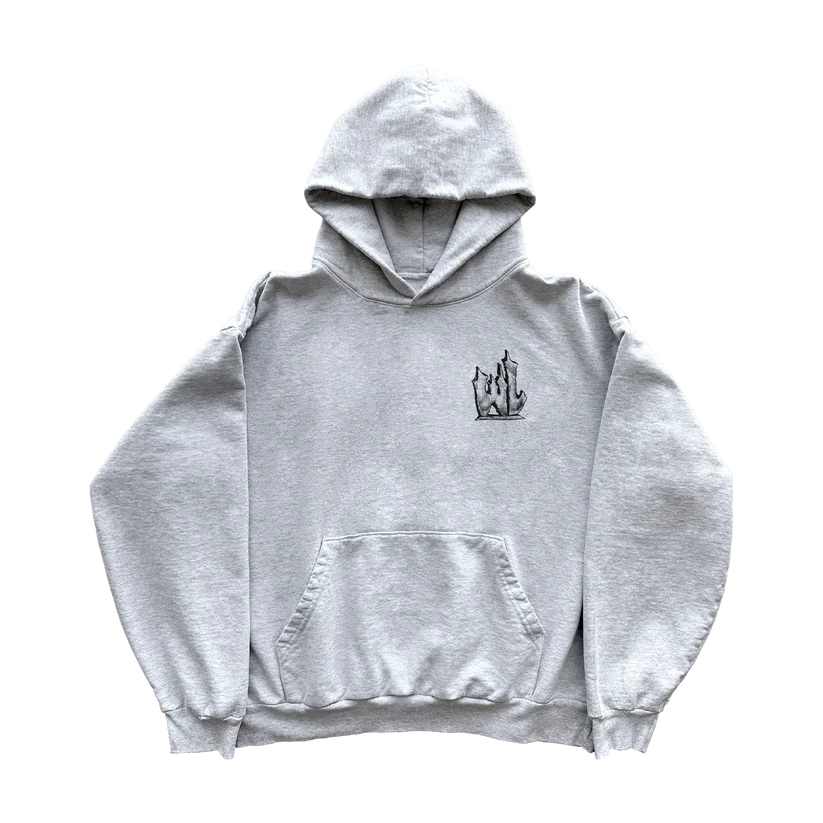 Warren Lotus	Headstone Hoodie Heather Grey