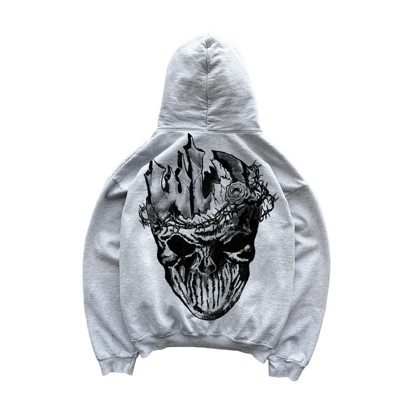 Warren Lotus	Headstone Hoodie Heather Grey