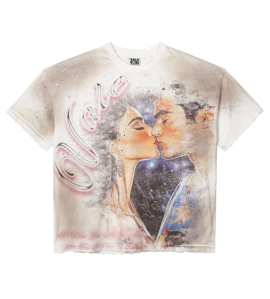 Vale Forever Fated Yours Bling Tee Cream