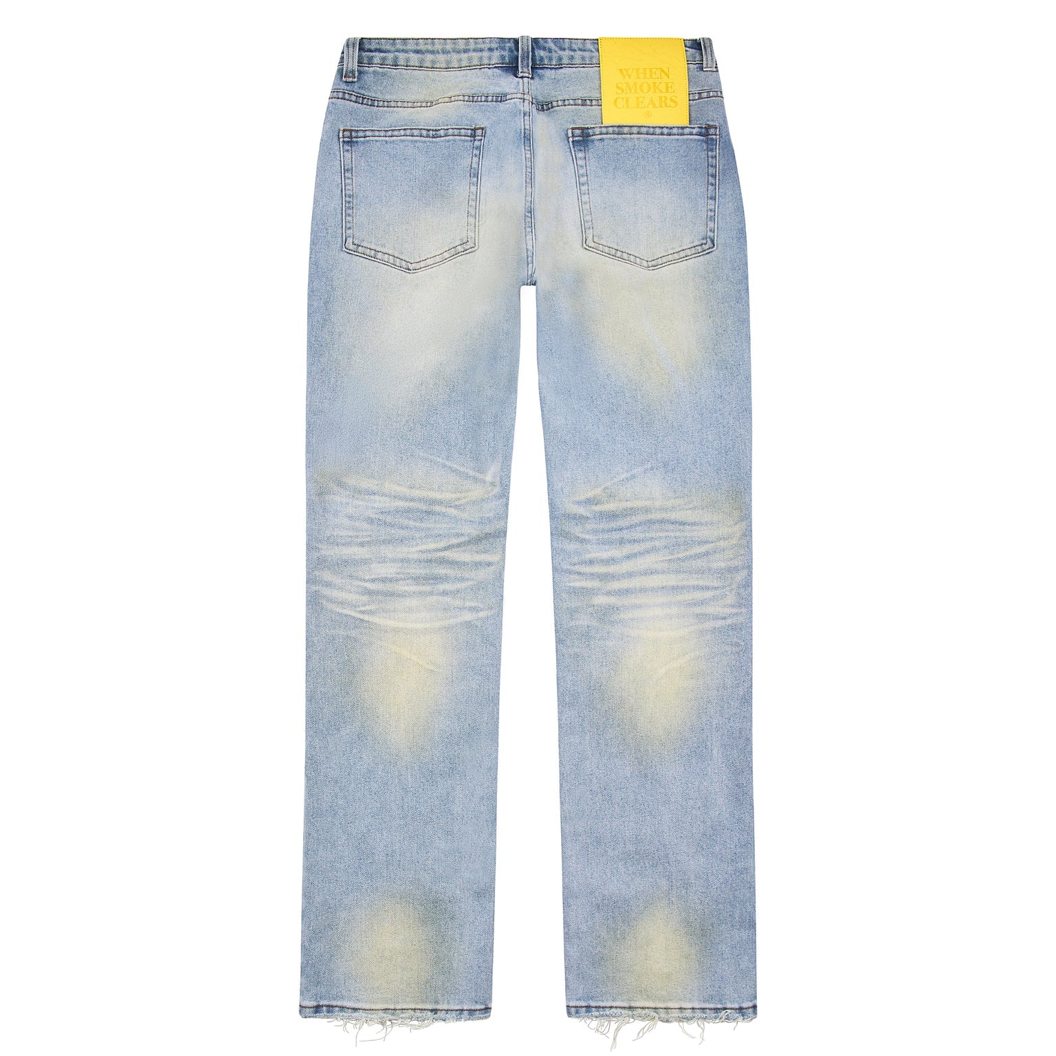 When Smoke Clears Diamond Denim Light Blue Wash/Black-Empxre Boutique