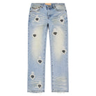 When Smoke Clears Diamond Denim Light Blue Wash/Black-Empxre Boutique
