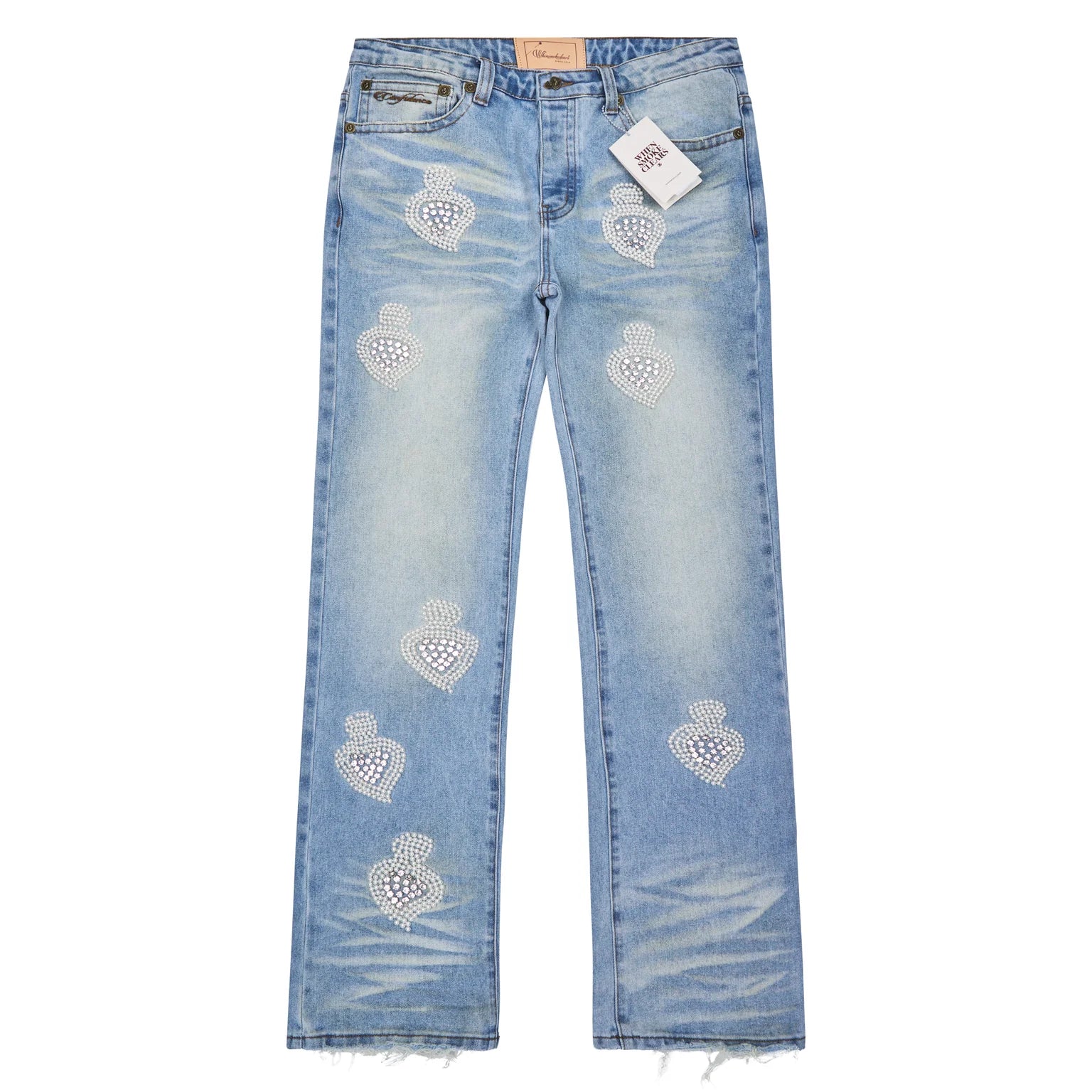 When Smoke Clears Diamond Denim Light Blue Wash/Clear-Empxre Boutique