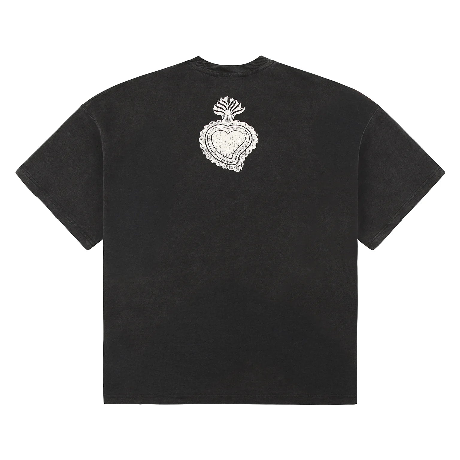 When Smoke Clears Off Black/Bone Diamond Tee-Empxre Boutique