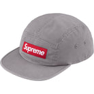 Supreme Washed Chino Twill Camp Cap Grey