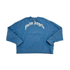 Palm Angels Blue Crewneck Sweater (Pre-Owned)