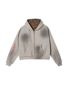 AZVA Studios Split Tone Reversible Zip Up