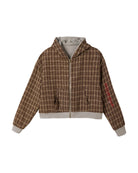 AZVA Studios Split Tone Reversible Zip Up
