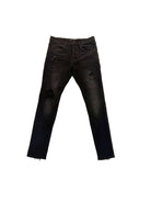 Purple Brand Black Knee Ripped Jeans (Pre-Owned)