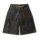 GV Gallery Rusted Chocolate Leather Shorts Brown