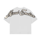 Mixed Emotions White “Pearl” Cropped Tee-Empxre Boutique