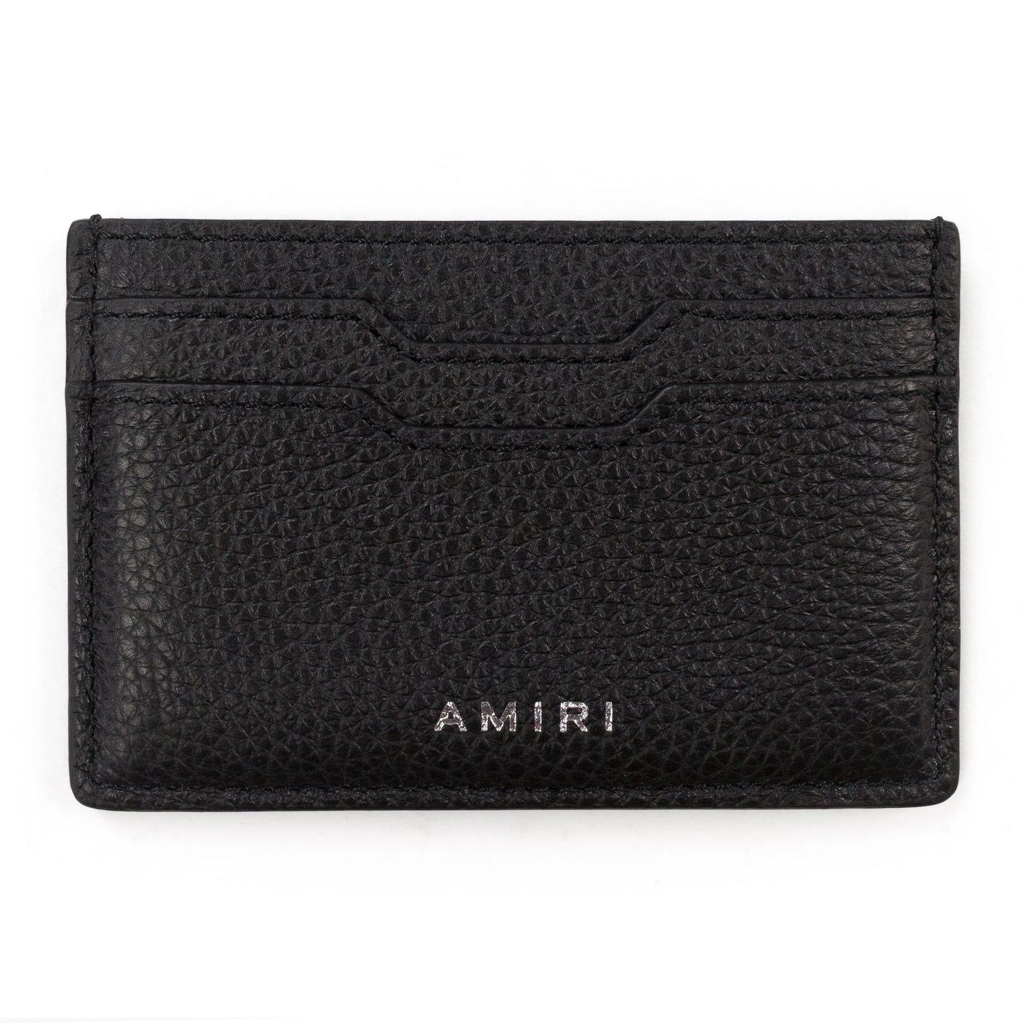 Amiri Black Iconic Emblem Leather Cardholder-Empxre Boutique