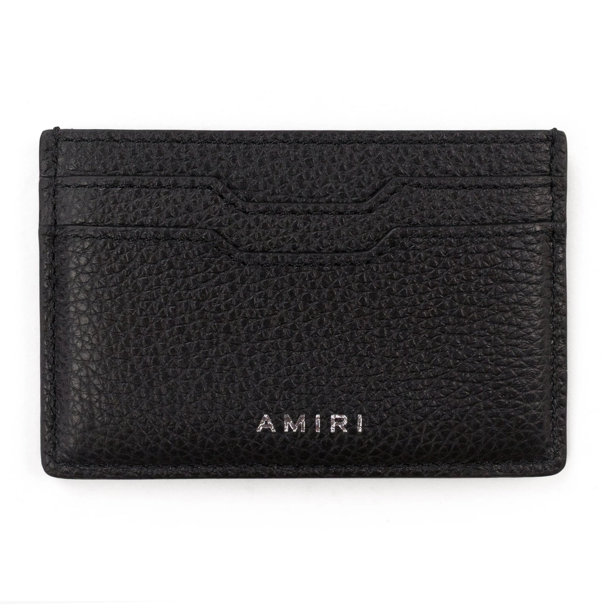 Amiri Black Iconic Emblem Leather Cardholder-Empxre Boutique