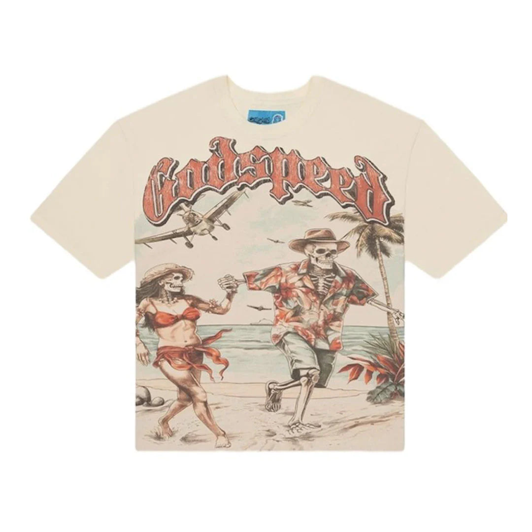 Godspeed Chasing Aloha Bone Tee-Empxre Boutique