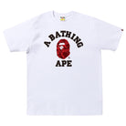 BAPE COLOR CAMO COLLEGE TEE White Red-Empxre Boutique