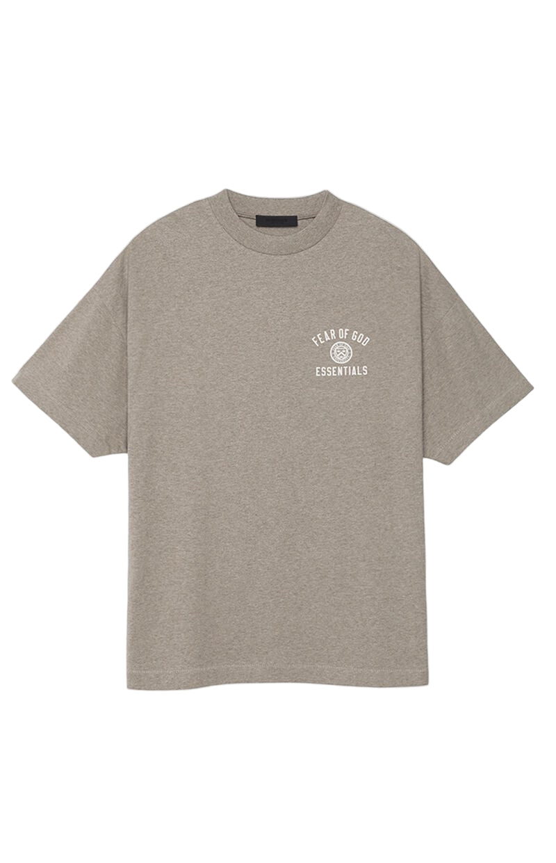 Essentials Heather Grey University Crew Neck T-Shirt-Empxre Boutique