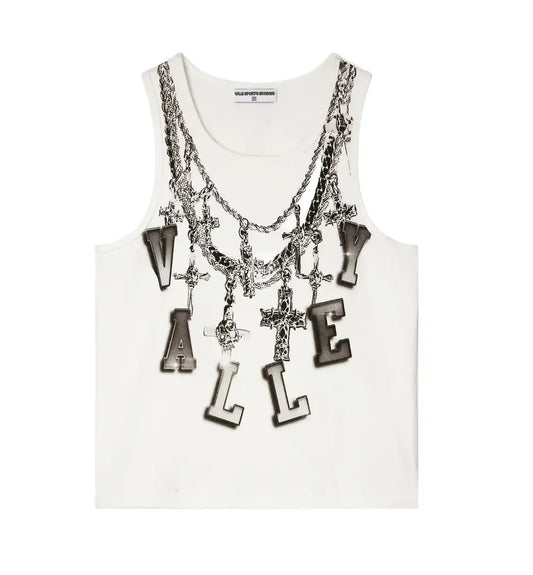 Vale Forever Chain Tank White