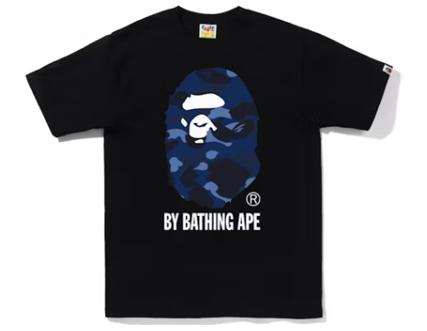 BAPE COLOR CAMO BY BATHING APE TEE Navy-Empxre Boutique