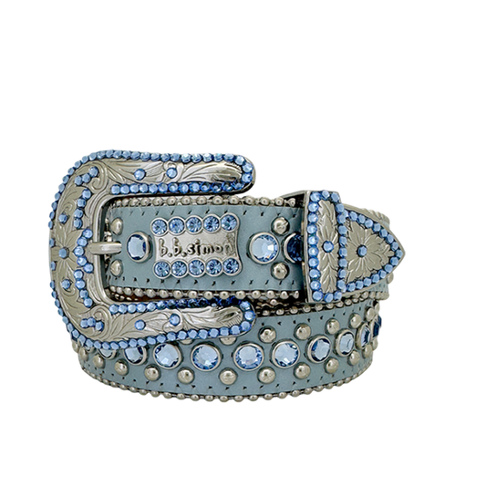 B.B Simon Western Skinny-Baby Blue/Lt.Sapphire