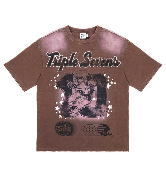 Triple Sevens All Star T-Shirt Brown