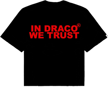 Kixkz Clothing In Draco We Trust Tee Black/Red-Empxre Boutique